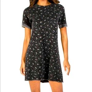 Alternative Apparel Leopard Burnout Teka Dress XS